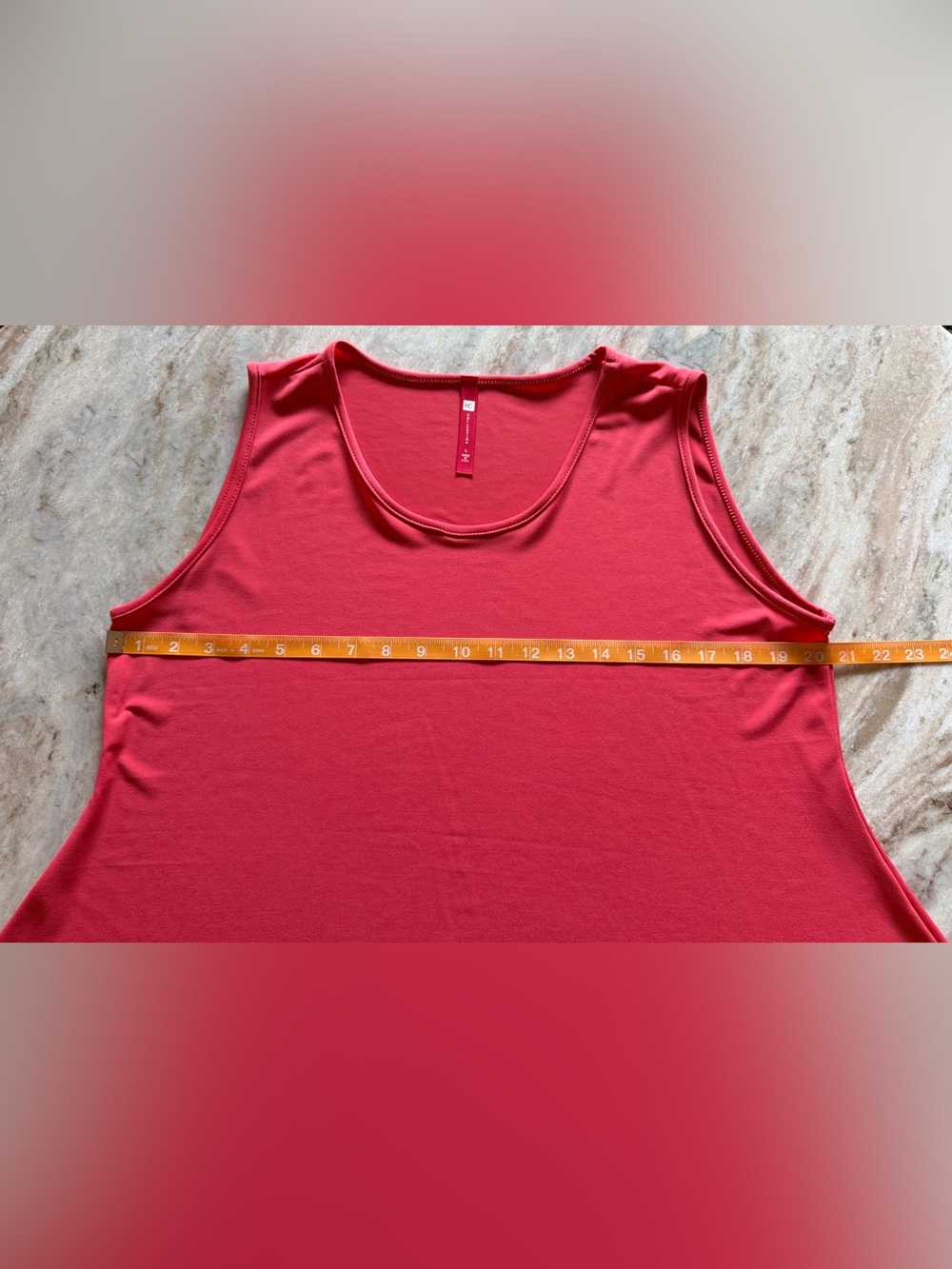 IC COLLECTION Red Sleeveless Tunic - L - Picture 6 of 9